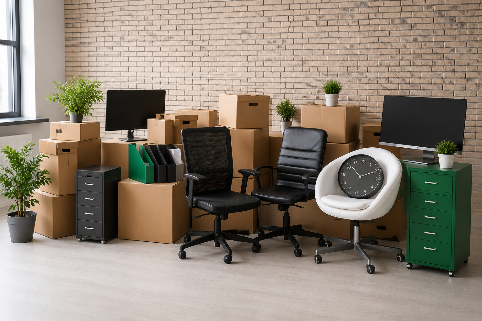 Office move in progress