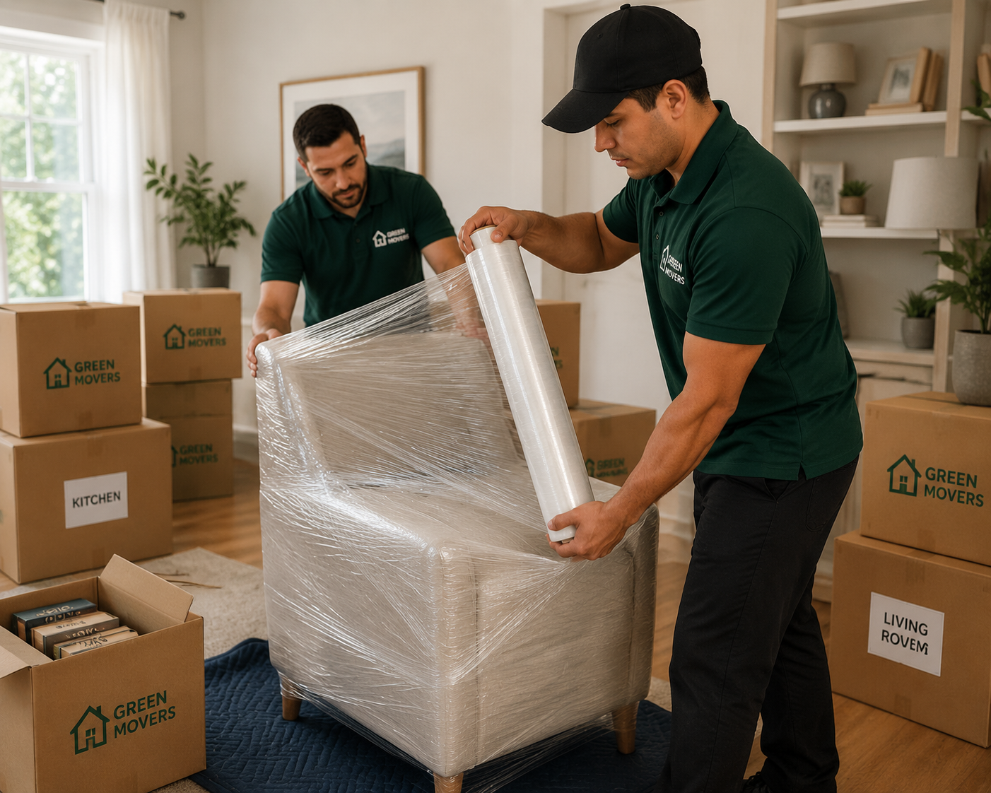 Packing up with care and precision